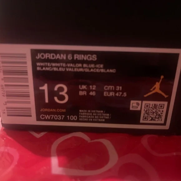 Jordan 6 Rings - Picture 2 of 8